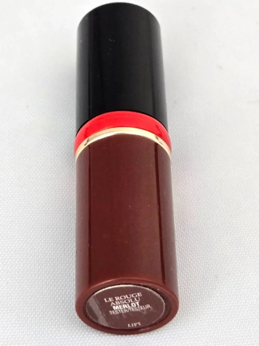 Lancome Le Rouge Absolu Lipstick in MERLOT - New/Unused/Unboxed - SHIPS TODAY